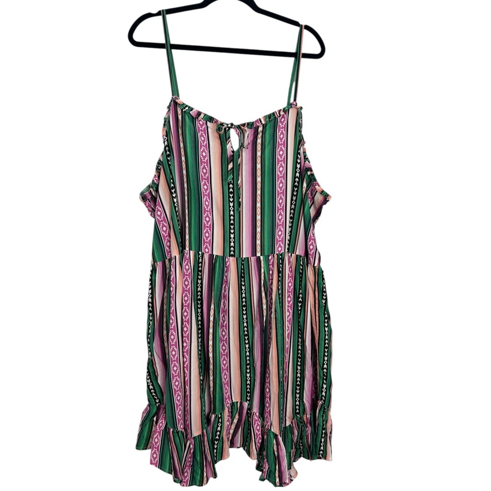 Wrangler Retro Multicolored Native Print western dress Size 3XL